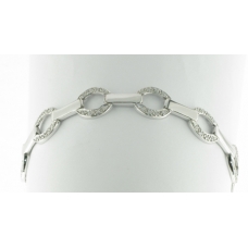 Λευκόχρυσο Βραχιόλι 007 14Κ